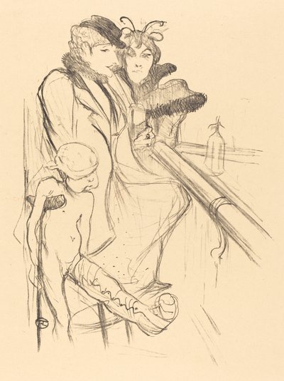 Éros Blessé (Eros vanné) - Henri de Toulouse Lautrec