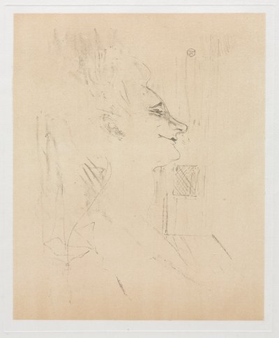 Yvette Guilbert enivrée, 1898 - Henri de Toulouse Lautrec