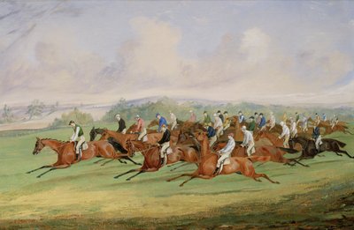 Le départ du Derby - Henry Thomas Alken