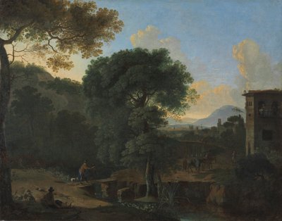 Paysage avec voyageurs, 1630s - Herman van Swanevelt