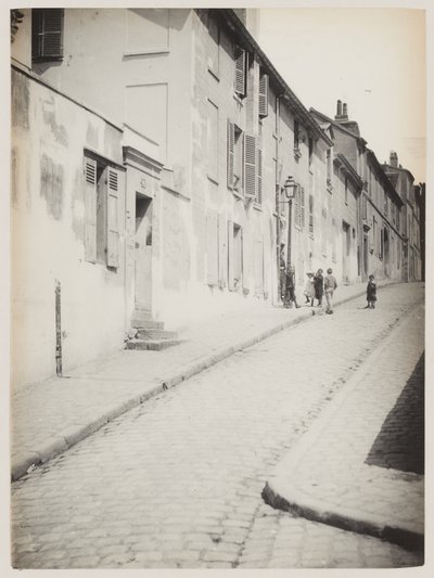 Une rue à Montmartre, Paris, c.1890 - Hippolyte Blancard