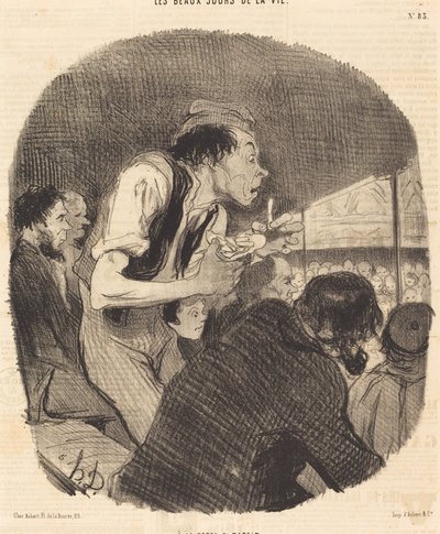 À la porte Saint-Martin - Honoré Daumier