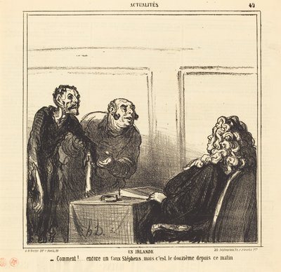 En Irlande - Honoré Daumier