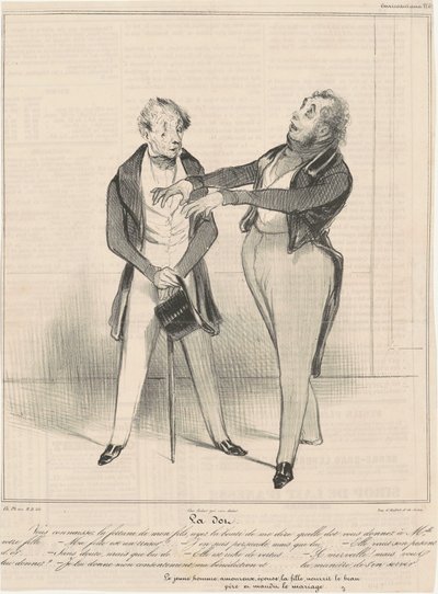 La dot...vous connaissez la fortune - Honoré Daumier