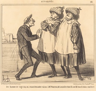 Les Hommes de vingt-cinq ans... - Honoré Daumier