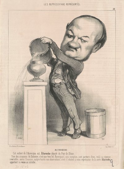 Marie Michel Altaroche - Honoré Daumier