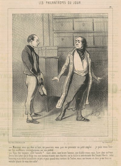 Monsieur vous qui êtes si bon ... - Honoré Daumier