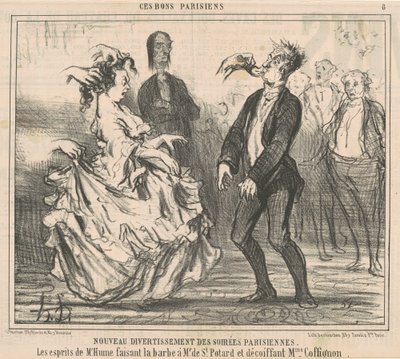 Nouveau divertissement des soirées - Honoré Daumier