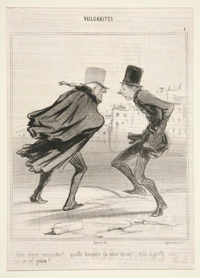 Nos degrés Celsius! - Honoré Daumier