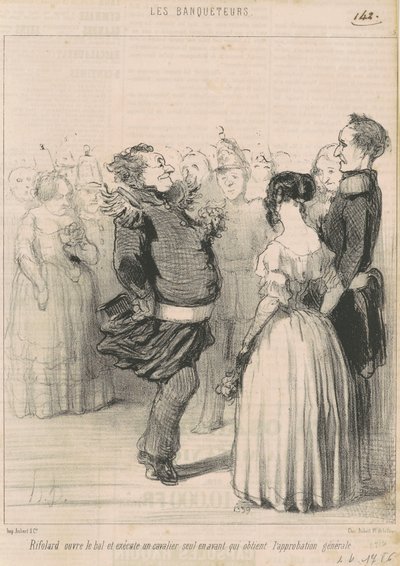 Rifolard ouvre le bal - Honoré Daumier