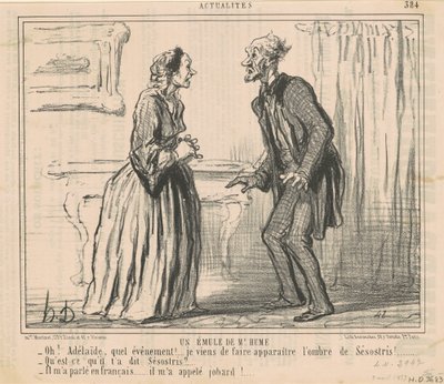 Un émule de M. Hume - Honoré Daumier