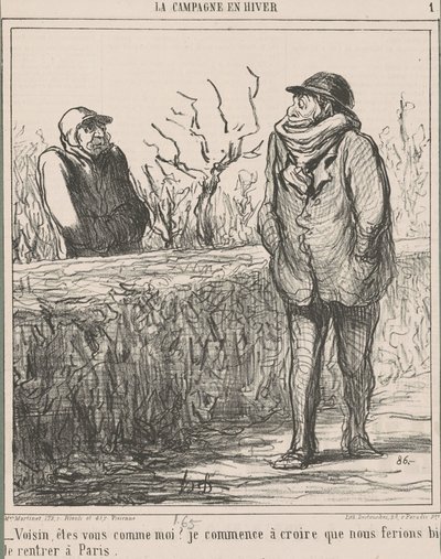 Voisin, êtes-vous comme moi? ... - Honoré Daumier