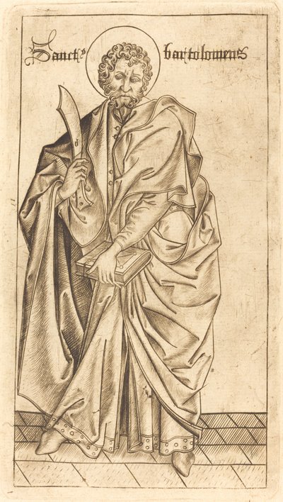 Saint Barthélemy, vers 1470-1480 - Israhel van Meckenem