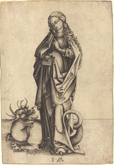 Sainte Marguerite - Israhel van Meckenem