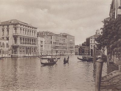 Canal Grande et Palazzo Browning - Italian Photographer