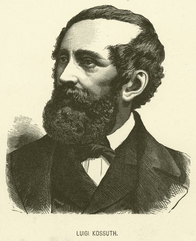 Luigi Kossuth (gravure) - Italian School