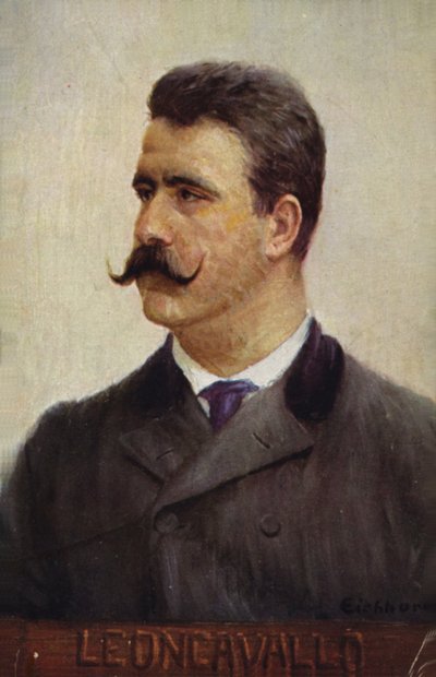 Portrait de Ruggero Leoncavallo - Italian School