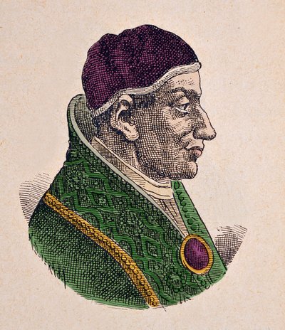 Portrait du Pape Pascal Ier - Italian School