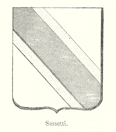 Sassetti (gravure) - Italian School