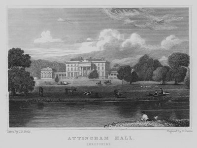 Attingham Hall, Shropshire - John Preston Neale