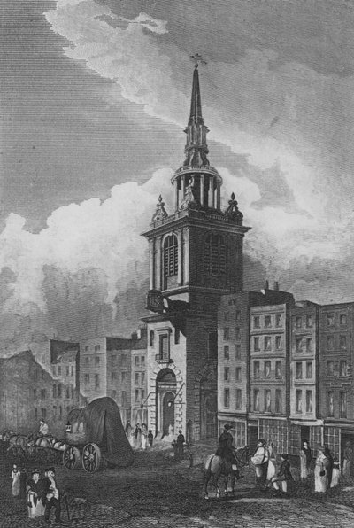 Église Bow, Cheapside, Londres - John Preston Neale