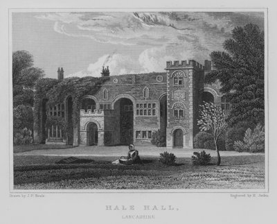 Hale Hall, Lancashire - John Preston Neale