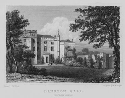 Langton Hall, Leicestershire - John Preston Neale