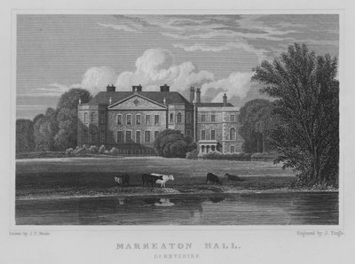 Markeaton Hall, Derbyshire (gravure) - John Preston Neale