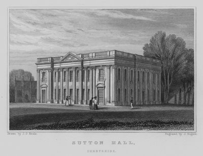 Sutton Hall, Derbyshire - John Preston Neale