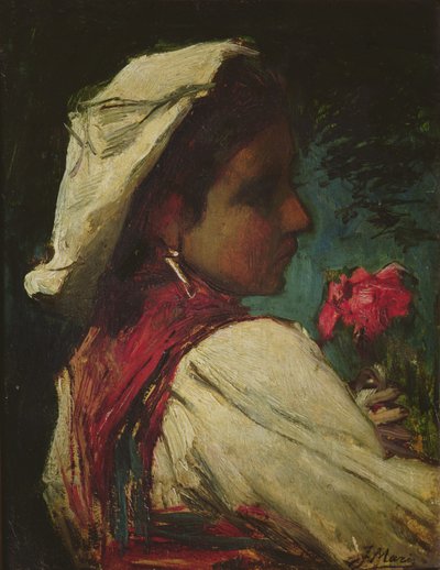 Fille italienne, c.1866 - Jacob Henricus or Hendricus Maris