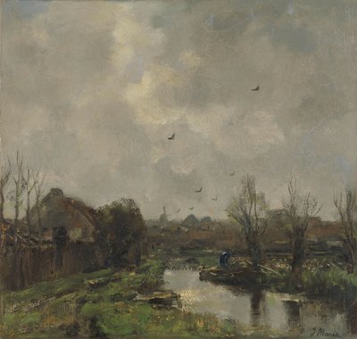 Paysage dans les environs de La Haye - Jacob Maris