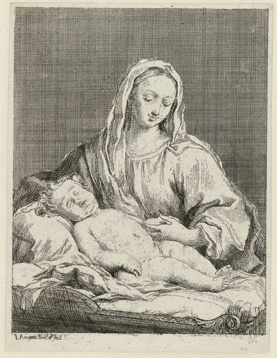 Marie avec enfant - Jacopo Amigoni