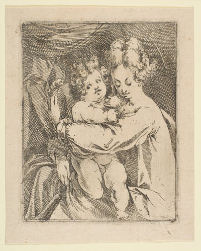 Madone et Enfant, 1612-1616 - Jacques Bellange