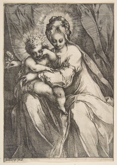 Madone à la rose, 1595-1616 - Jacques Bellange