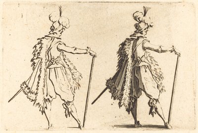 Gentleman avec Canne - Jacques Callot