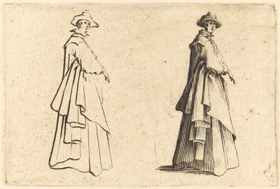 Dame en Grand Manteau - Jacques Callot