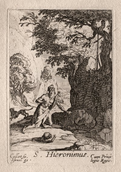 Les Pénitents : Saint Jérôme - Jacques Callot