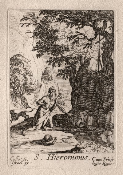 Les Pénitents : Saint Jérôme - Jacques Callot