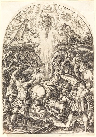 La Conversion de Saint Paul, 1608-1611 - Jacques Callot