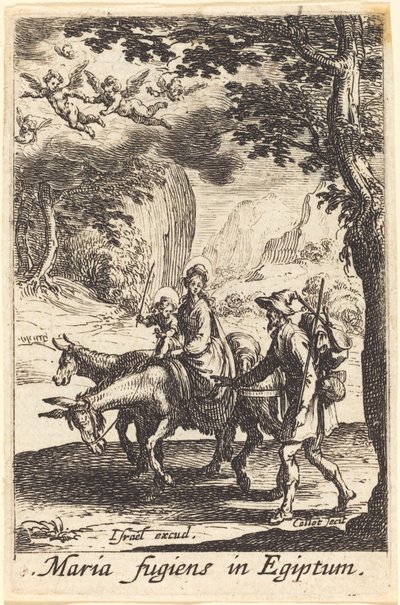 La fuite en Égypte - Jacques Callot