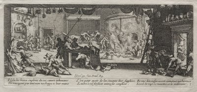 Les Grandes Misères de la guerre : Pillage, 1633 - Jacques Callot