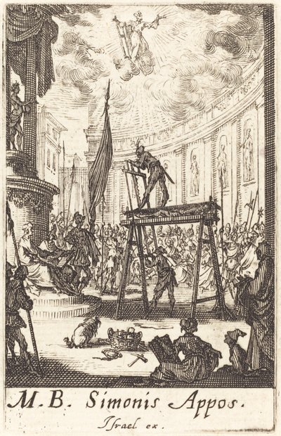 Le martyre de Saint Simon - Jacques Callot