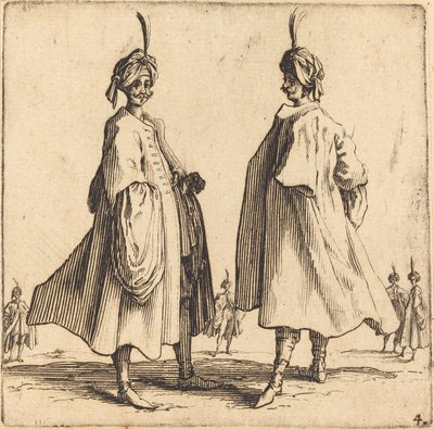 Deux Turcs - Jacques Callot