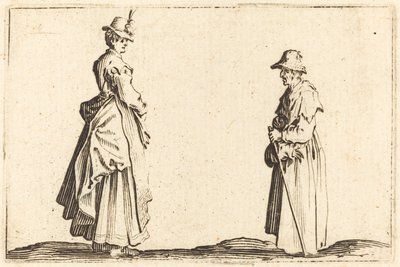 Deux femmes de profil - Jacques Callot