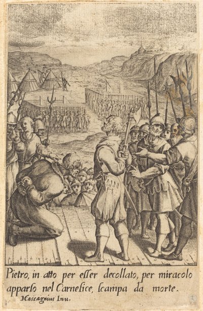 Le Bourreau - Jacques Callot after Donato Mascagni