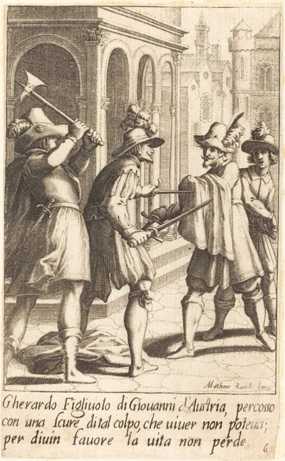 Gherardo - Jacques Callot after Matteo Rosselli