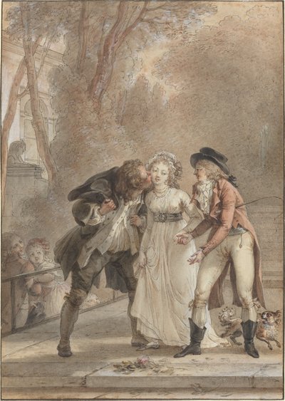 Baiser emprunté - Jacques Louis François Touzé