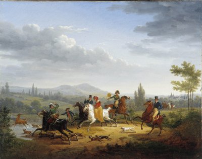 La chasse au cerf - Jacques Swebach Desfontaines