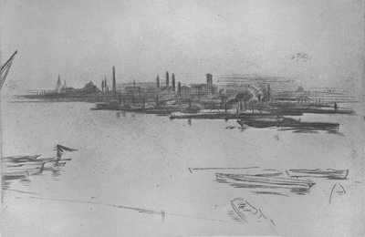 Battersea, Aube, 1877, 1904 - James Abbott McNeill Whistler