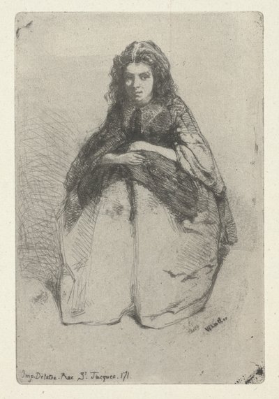 Fumette, c.1857 - James Abbott McNeill Whistler